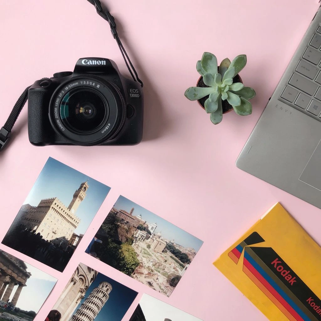 Printed rate card on a desk, photographed flat from above